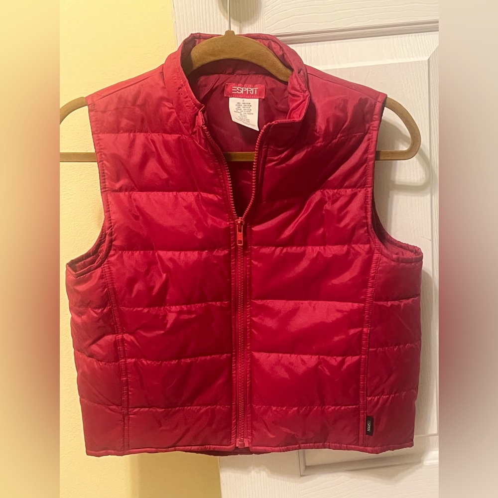 ESPRIT red puffy vest